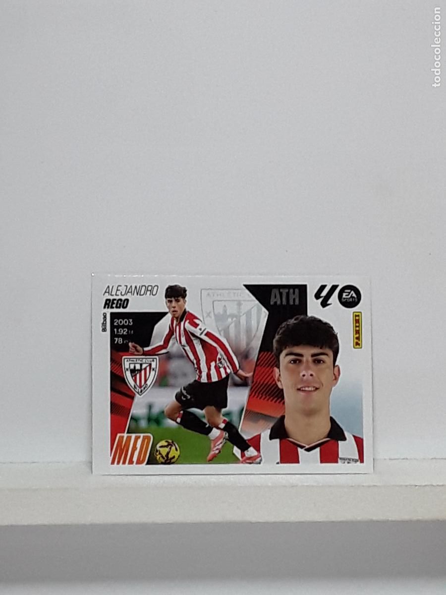 Cromos de f&uacute;tbol: LALIGA ESTE 2025 2026 EA SPORTS 25 26 ALBUM PANINI LIGA N 2 ATHLETIC MERCADO INVIERNO REGO ALEJANDRO