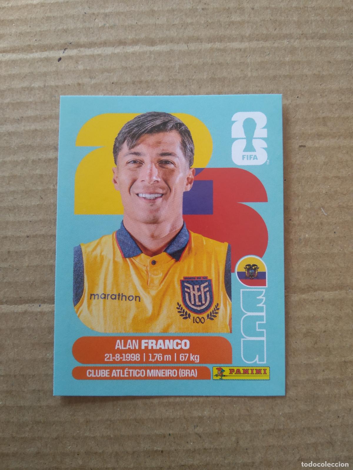 Cromos de f&uacute;tbol: ECU 10 ALAN FRANCO ECUADOR CROMO FUTBOL PANINI MUNDIAL 2026 WORLD CUP COPA DEL MUNDO