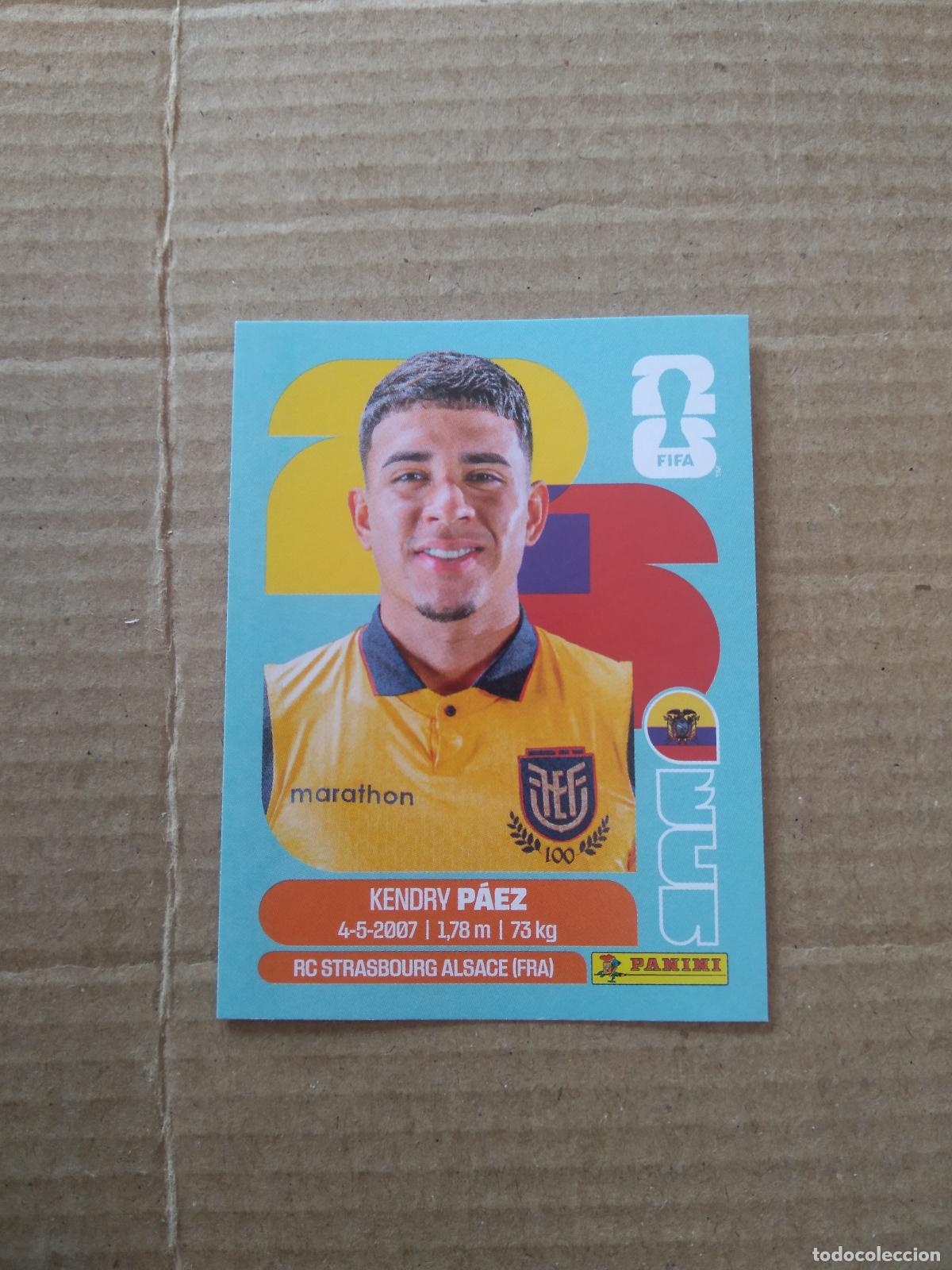 Cromos de f&uacute;tbol: ECU 11 KENDRY PAEZ ECUADOR CROMO FUTBOL PANINI MUNDIAL 2026 WORLD CUP COPA DEL MUNDO