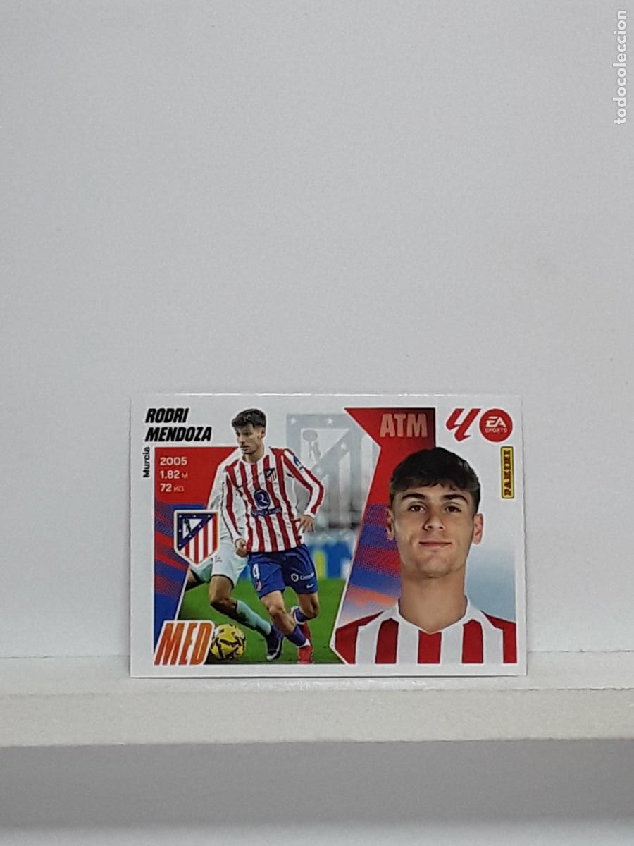 Cromos de f&uacute;tbol: LALIGA ESTE 2025 2026 EA SPORTS 25 26 ALBUM PANINI LIGA N 5 ATLETICO MADRID MERCADO INVIERNO MENDOZA
