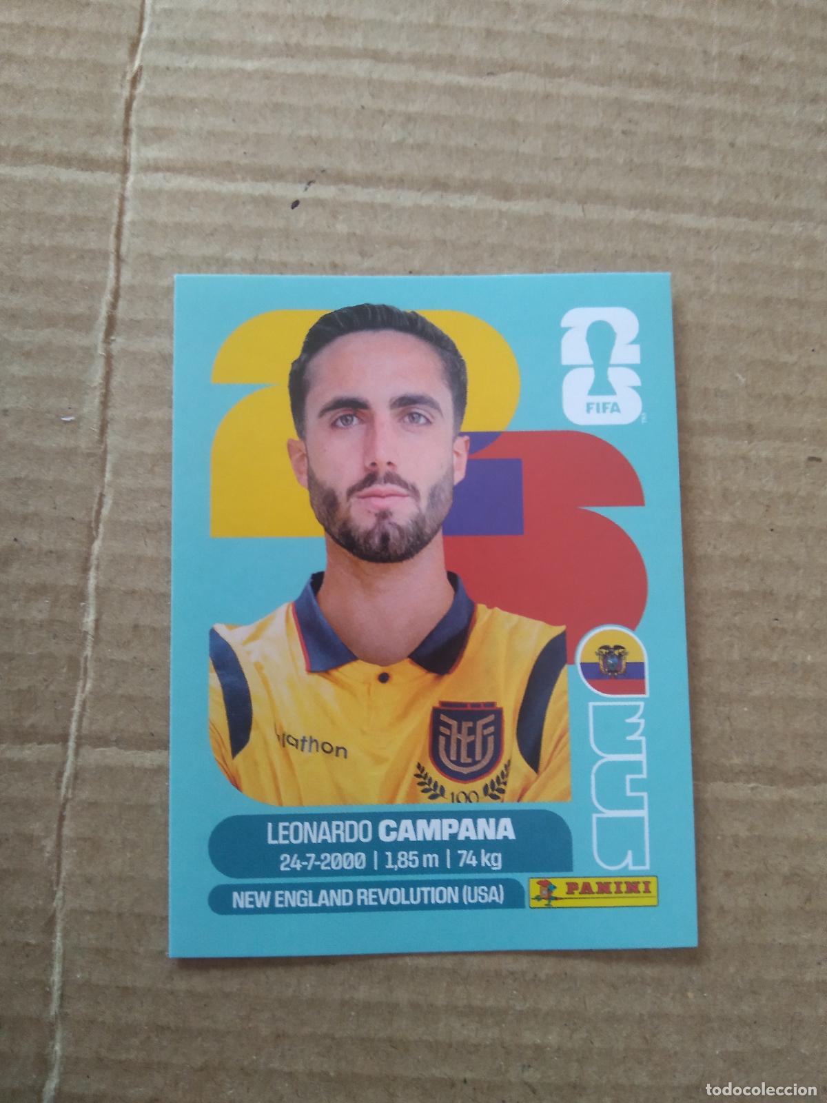 Cromos de f&uacute;tbol: ECU 15 LEONARDO CAMPANA ECUADOR CROMO FUTBOL PANINI MUNDIAL 2026 WORLD CUP COPA DEL MUNDO