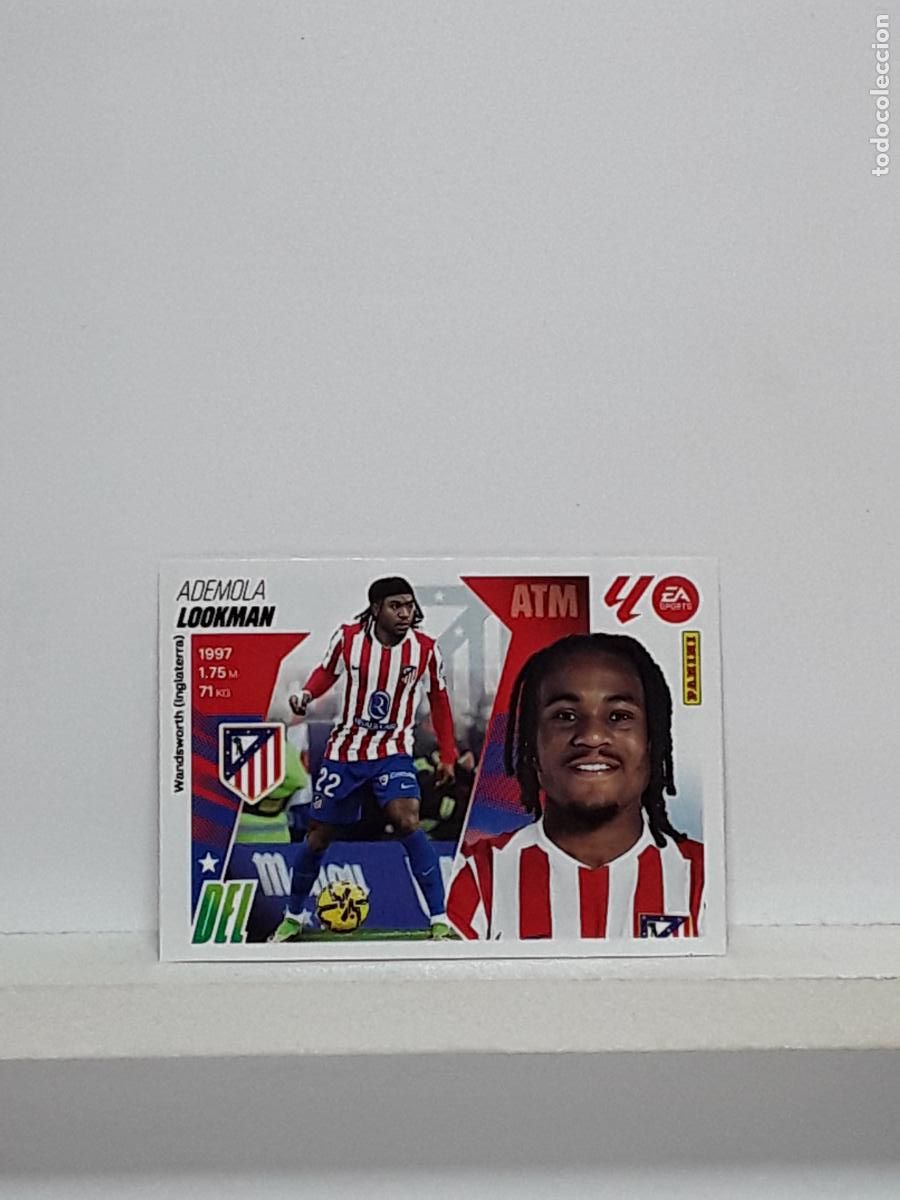 Cromos de f&uacute;tbol: LALIGA ESTE 2025 2026 EA SPORTS 25 26 ALBUM PANINI LIGA N 6 ATLETICO MADRID MERCADO INVIERNO LOOKMAN