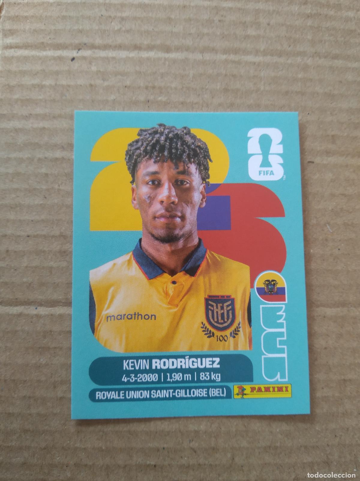 Cromos de f&uacute;tbol: ECU 19 KEVIN RODRIGUEZ ECUADOR CROMO FUTBOL PANINI MUNDIAL 2026 WORLD CUP COPA DEL MUNDO