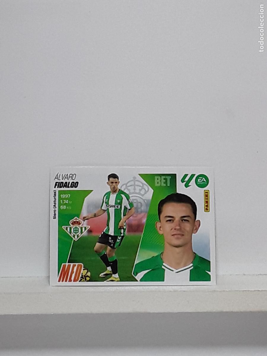 Cromos de f&uacute;tbol: LALIGA ESTE 2025 2026 EA SPORTS 25 26 ALBUM PANINI LIGA N 8 BETIS MERCADO INVIERNO FIDALGO
