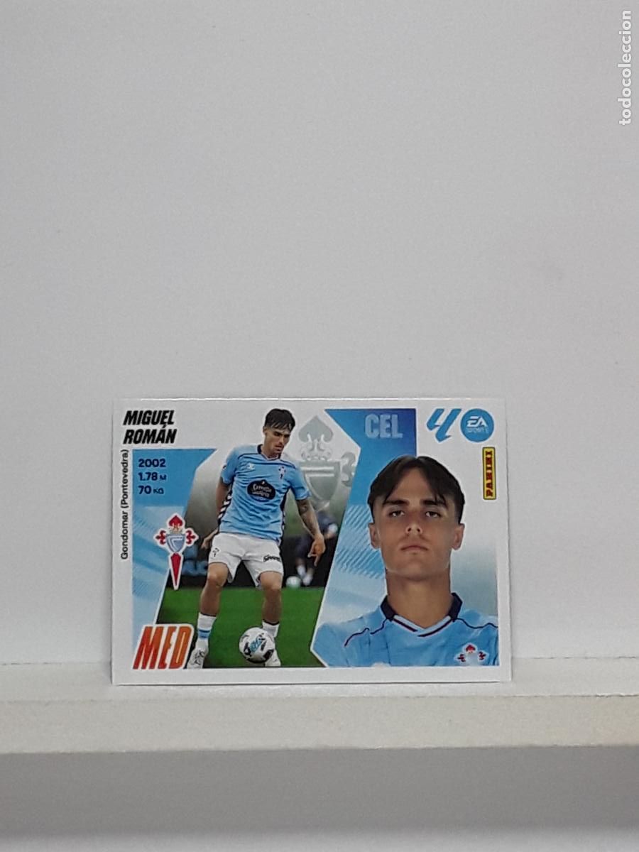 Cromos de f&uacute;tbol: LALIGA ESTE 2025 2026 EA SPORTS 25 26 ALBUM PANINI LIGA N 11 CELTA MERCADO INVIERNO MIGUEL ROMAN