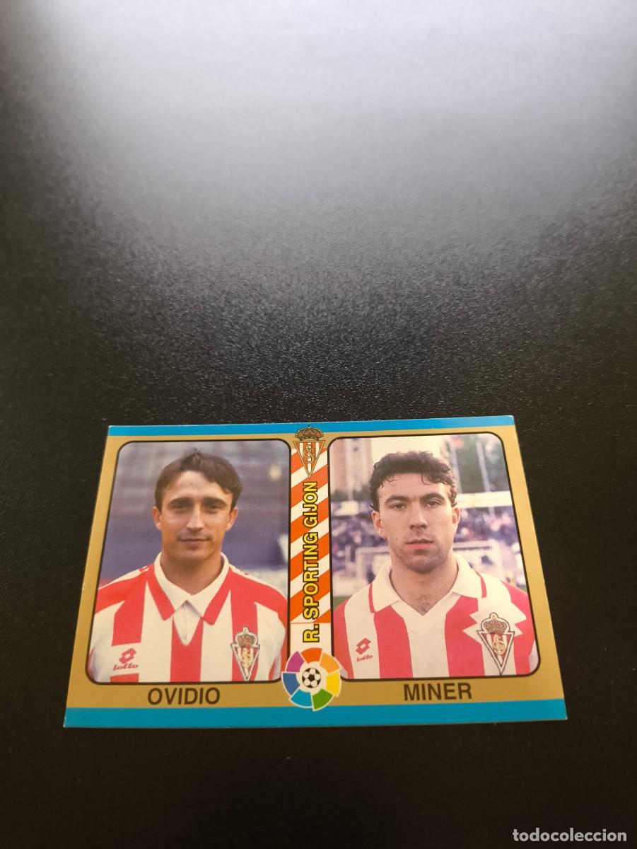 Cromos de Futebol: 120 Ovidio Miner SPORTING DE GIJON MUNDICROMO LIGA FUTBOL TOTAL 1994 1995 94 95 NO PANINI LIGA ESTE