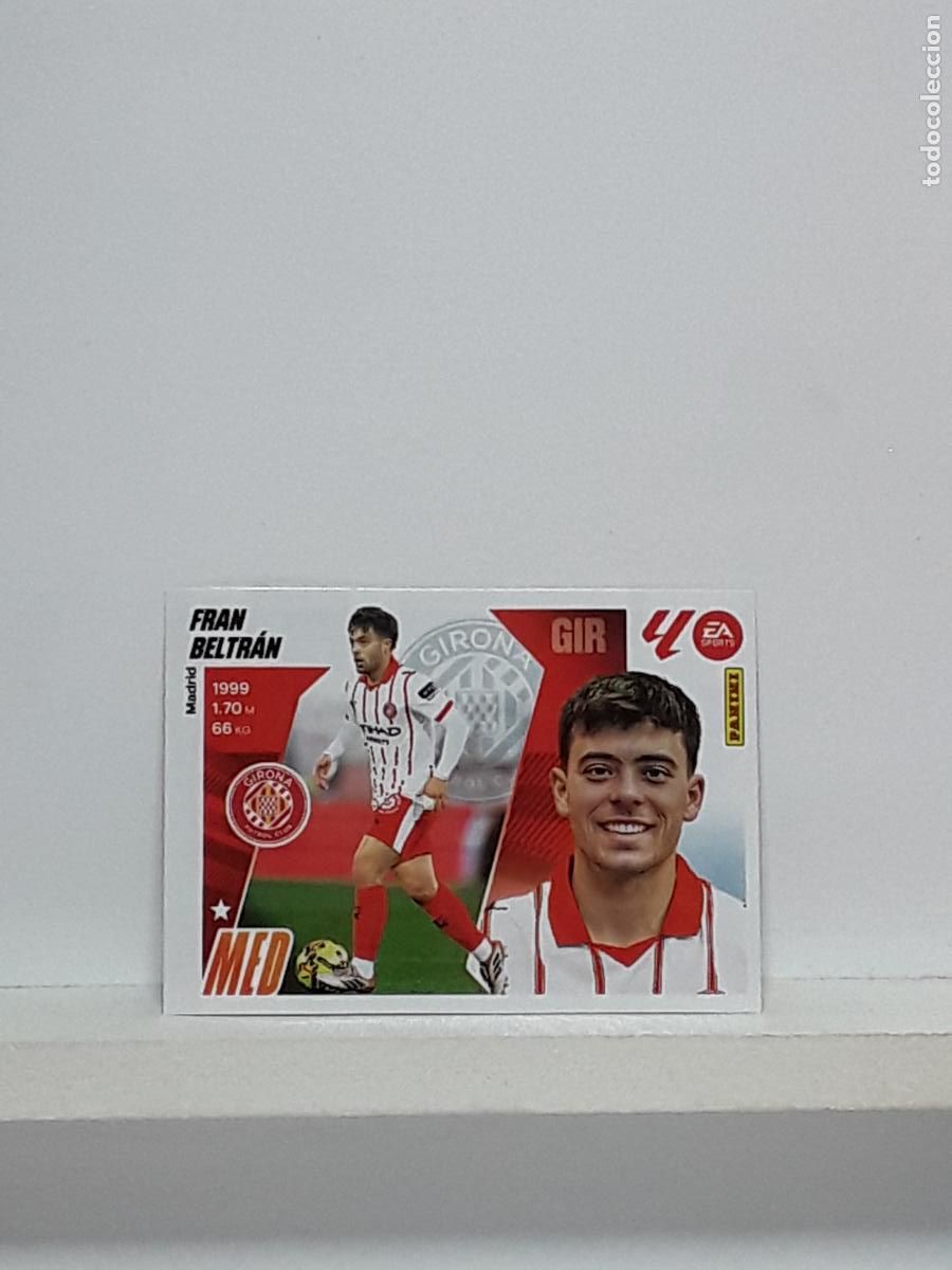 Cromos de f&uacute;tbol: LALIGA ESTE 2025 2026 EA SPORTS 25 26 ALBUM PANINI LIGA N 20 GIRONA MERCADO INVIERNO FRAN BELTRAN