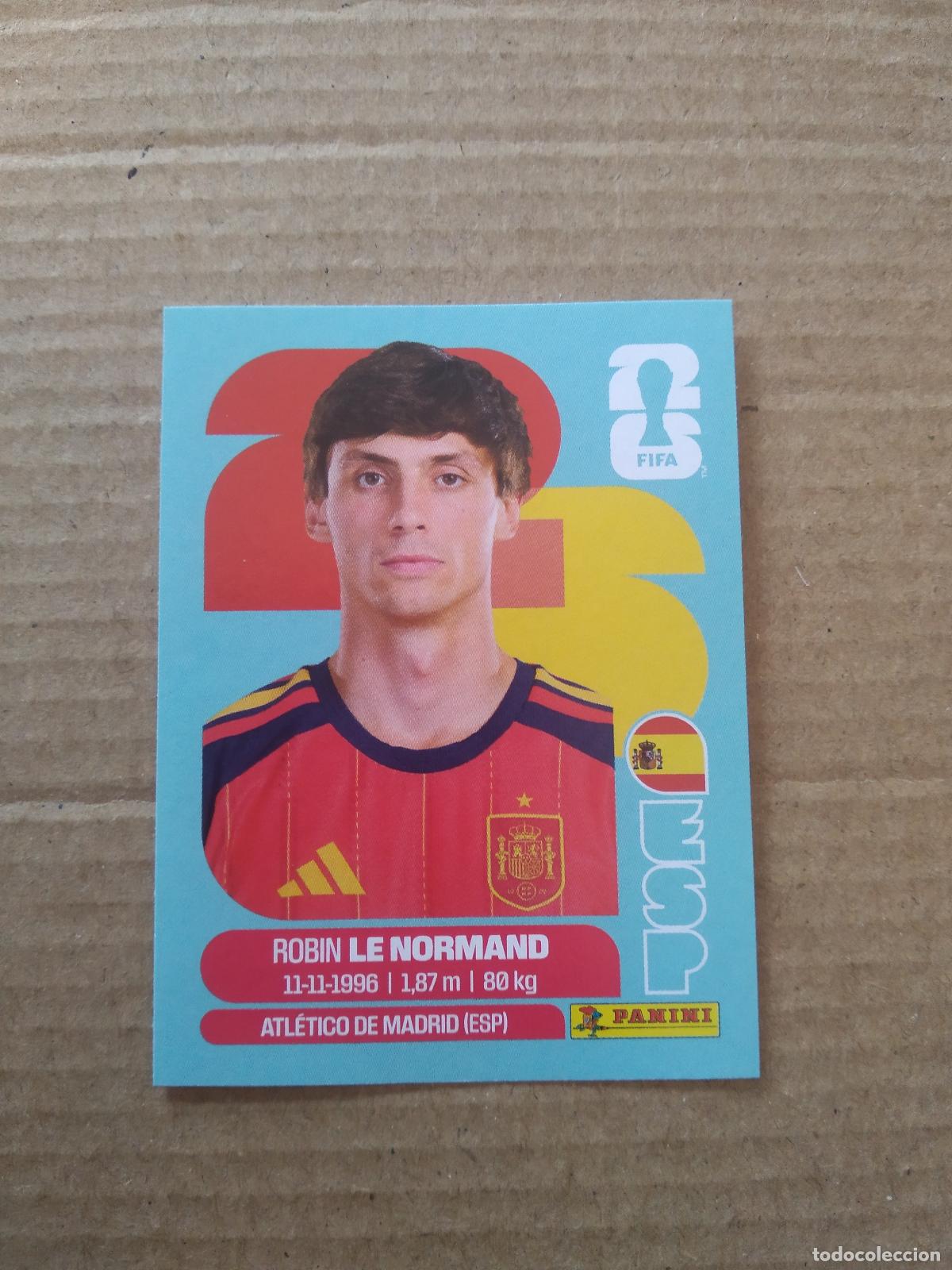 Cromos de f&uacute;tbol: ESP 3 robin le normand ESPA&Ntilde;A CROMO FUTBOL PANINI MUNDIAL 2026 WORLD CUP COPA DEL MUNDO