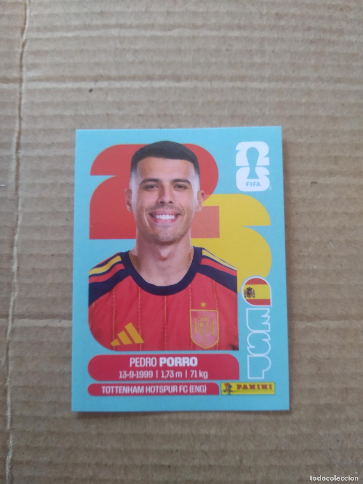 Cromos de f&uacute;tbol: ESP 6 PEDRO PORRO ESPA&Ntilde;A CROMO FUTBOL PANINI MUNDIAL 2026 WORLD CUP COPA DEL MUNDO