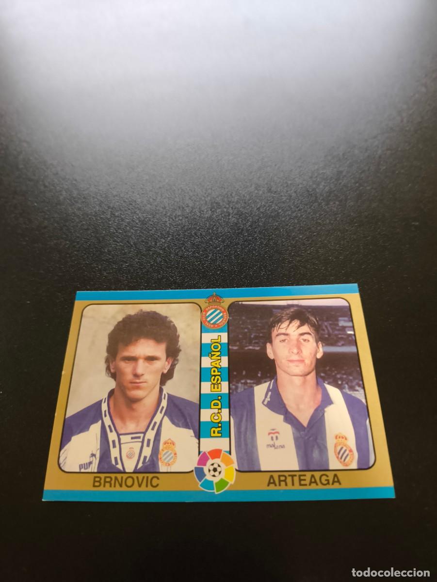 Cromos de f&uacute;tbol: 157 Brnovic / Arteaga ESPANYOL MUNDICROMO LIGA FUTBOL TOTAL 1994 1995 94 95 NO PANINI LIGA ESTE