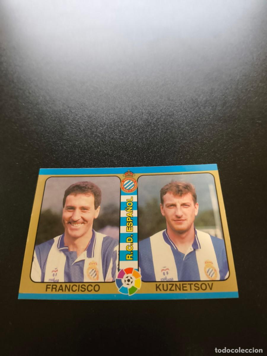 Cromos de f&uacute;tbol: 158 Francisco / Kuznetsov ESPANYOL MUNDICROMO LIGA FUTBOL TOTAL 1994 1995 94 95 NO PANINI LIGA ESTE