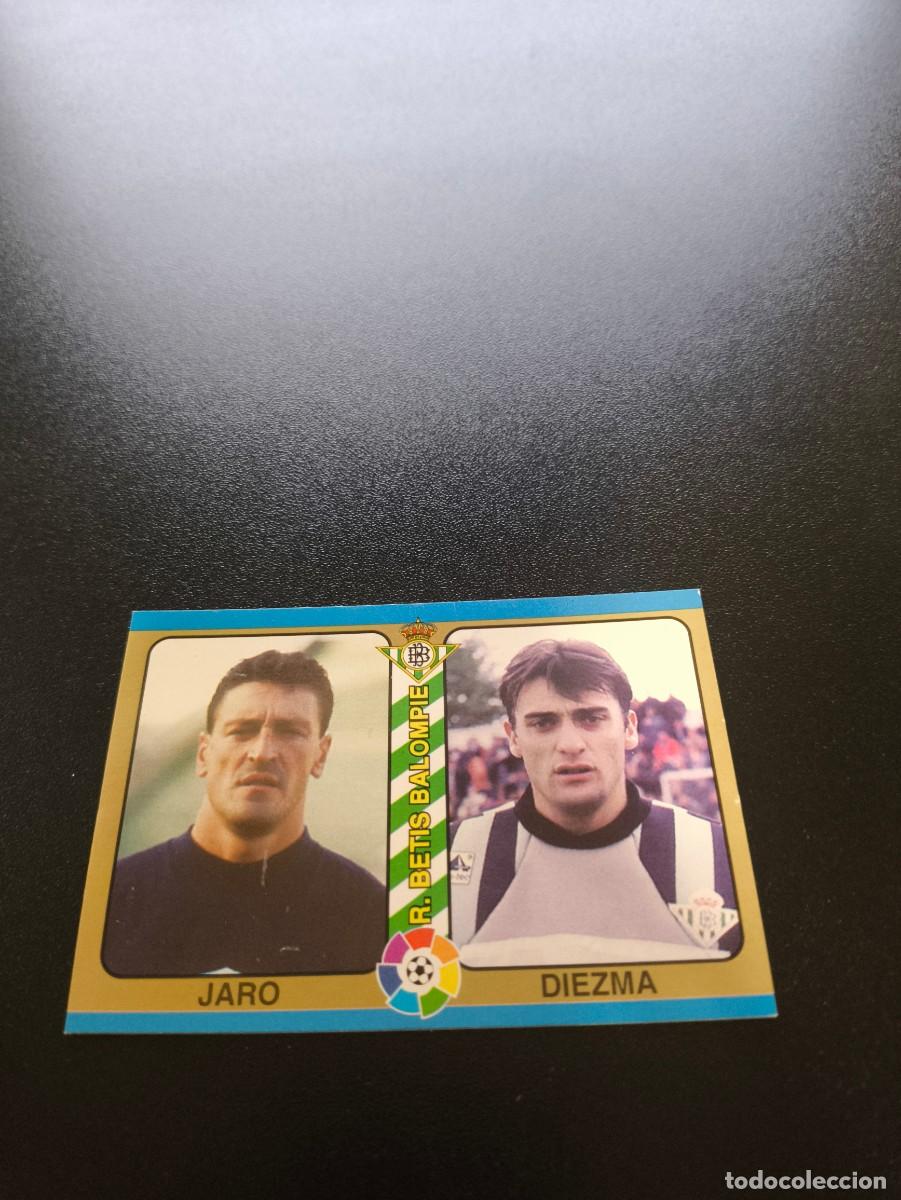 Cromos de f&uacute;tbol: 163 Jaro / Diezma BETIS MUNDICROMO LIGA FUTBOL TOTAL 1994 1995 94 95 NO PANINI LIGA ESTE