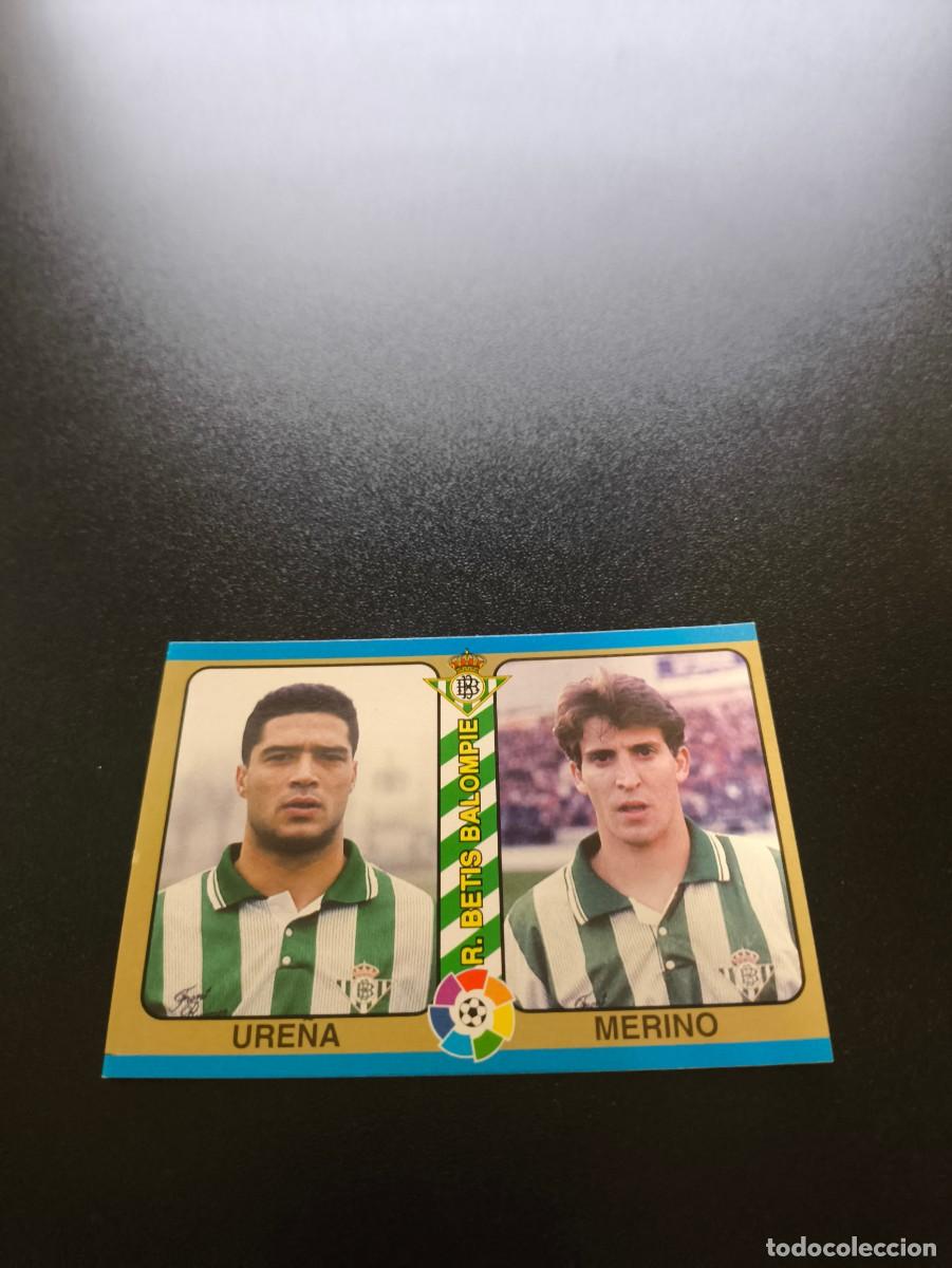 Cromos de f&uacute;tbol: 164 Ure&ntilde;a / Merino BETIS MUNDICROMO LIGA FUTBOL TOTAL 1994 1995 94 95 NO PANINI LIGA ESTE