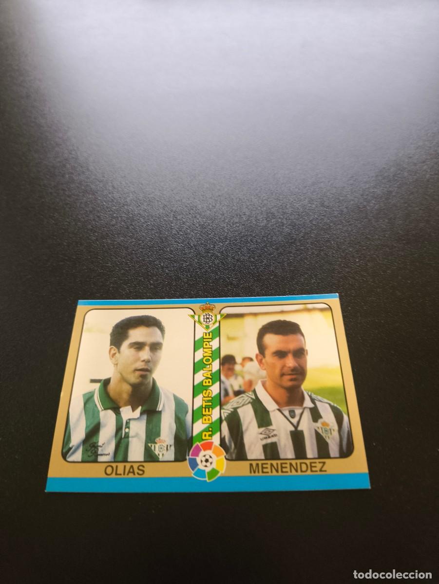 Cromos de f&uacute;tbol: 166 Olias / Menendez BETIS MUNDICROMO LIGA FUTBOL TOTAL 1994 1995 94 95 NO PANINI LIGA ESTE