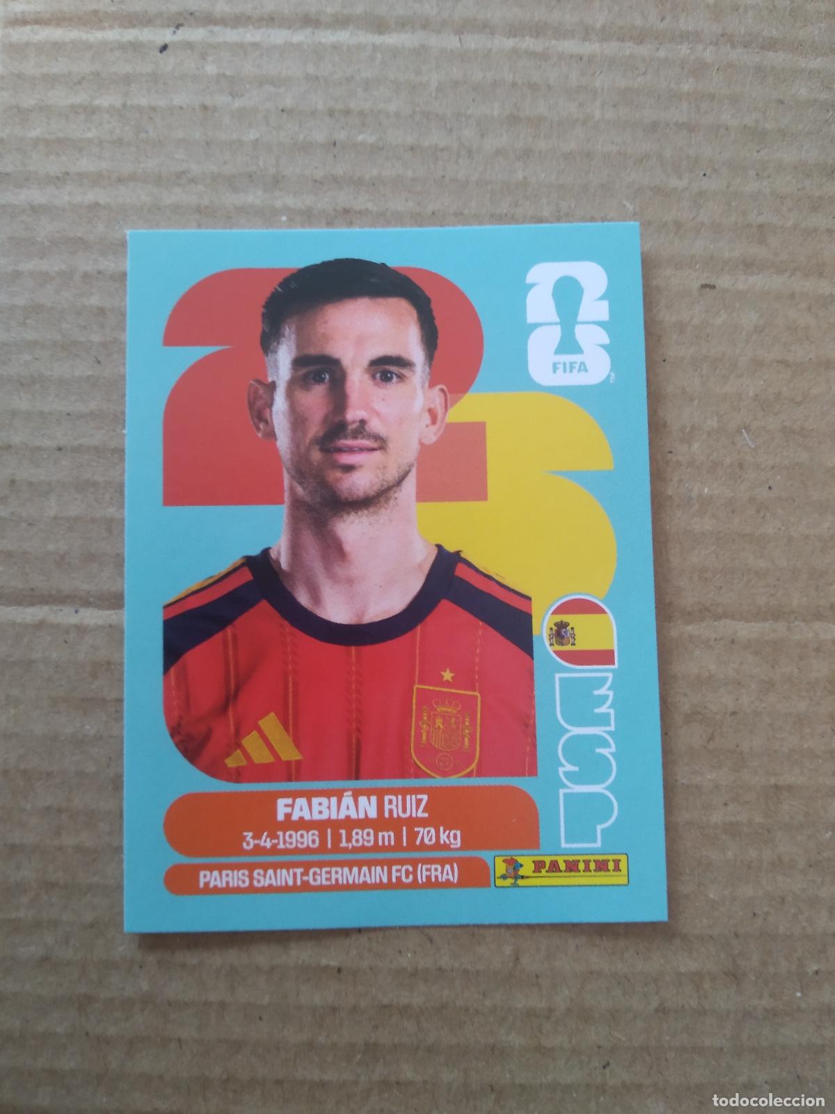 Cromos de f&uacute;tbol: ESP 12 FABIAN RUIZ ESPA&Ntilde;A CROMO FUTBOL PANINI MUNDIAL 2026 WORLD CUP COPA DEL MUNDO