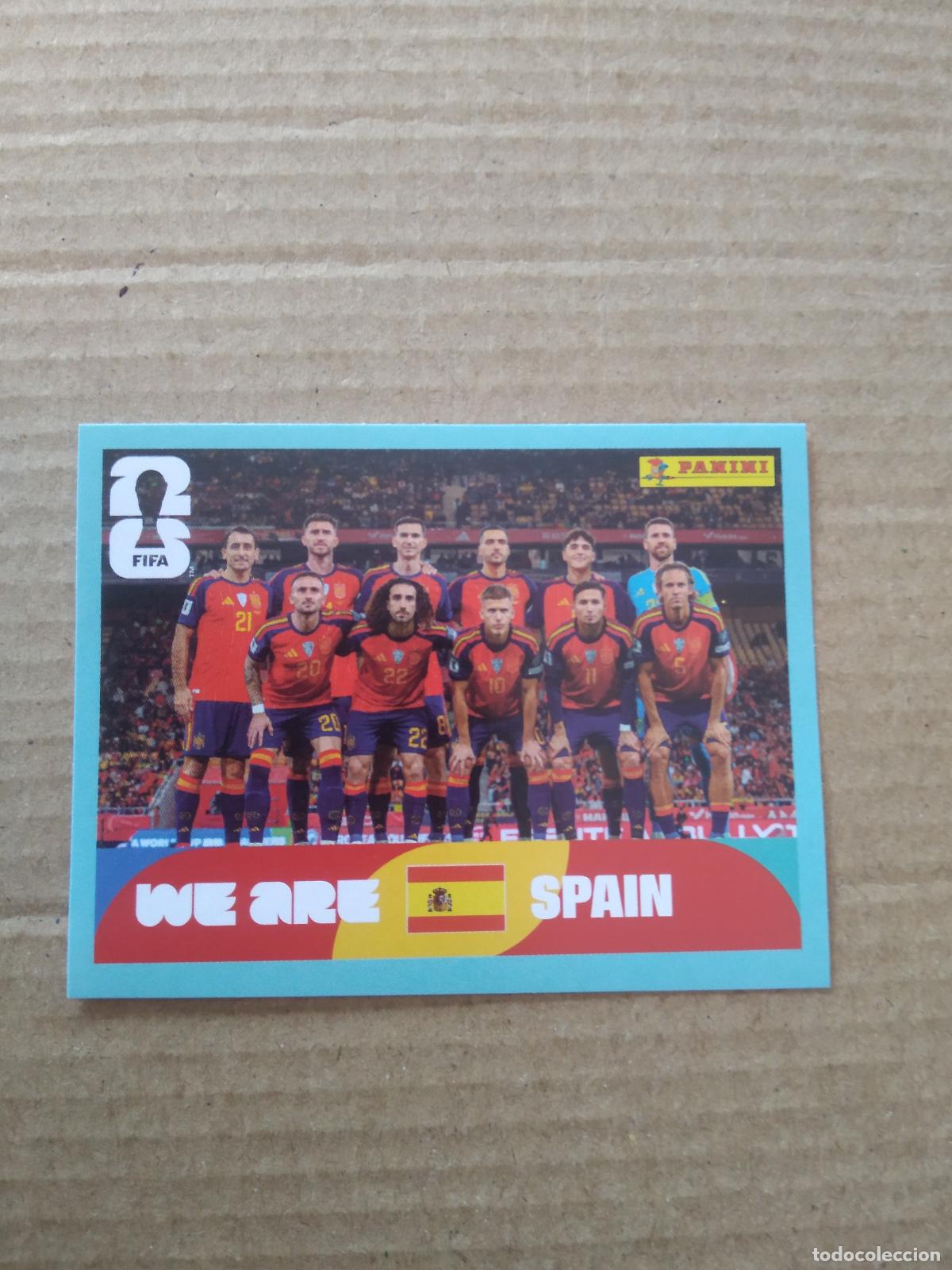 Cromos de f&uacute;tbol: ESP 13 EQUIPO PLANTILLA ESPA&Ntilde;A CROMO FUTBOL PANINI MUNDIAL 2026 WORLD CUP COPA DEL MUNDO