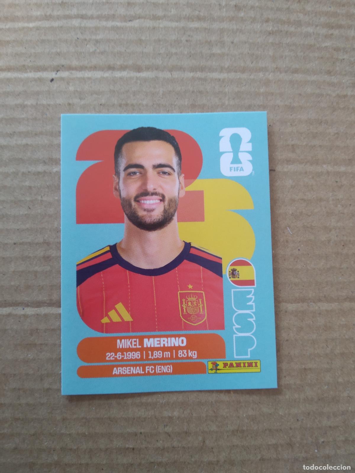 Cromos de f&uacute;tbol: ESP 14 MIKEL MERINO ESPA&Ntilde;A CROMO FUTBOL PANINI MUNDIAL 2026 WORLD CUP COPA DEL MUNDO