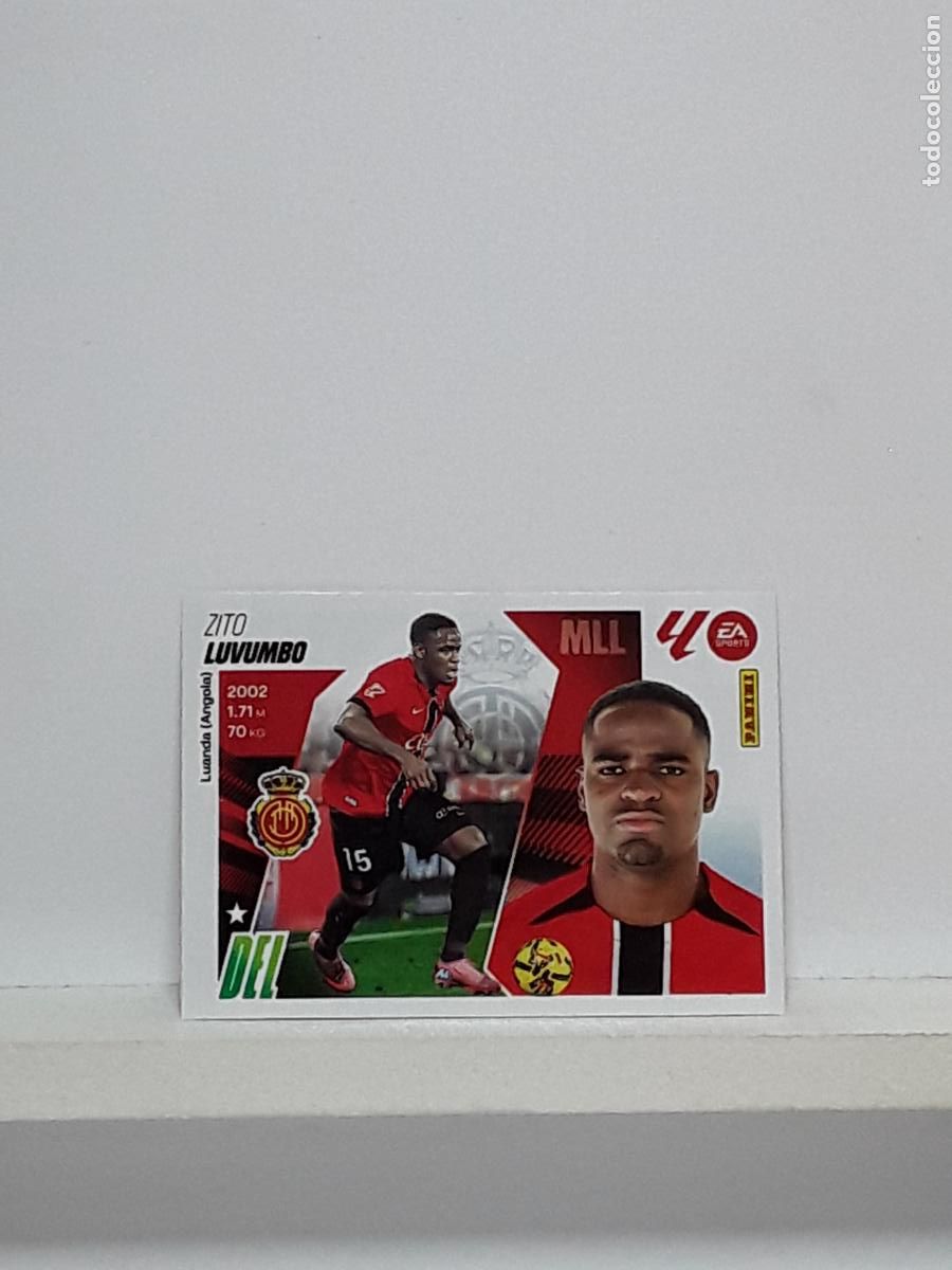 Cromos de f&uacute;tbol: LALIGA ESTE 2025 2026 EA SPORTS 25 26 ALBUM PANINI LIGA N 23 MALLORCA MERCADO INVIERNO ZITO LUVUMBO