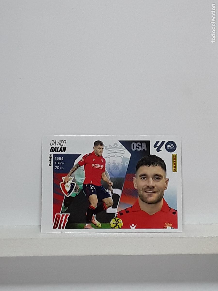 Cromos de f&uacute;tbol: LALIGA ESTE 2025 2026 EA SPORTS 25 26 ALBUM PANINI LIGA N 24 OSASUNA MERCADO INVIERNO JAVIER GALAN