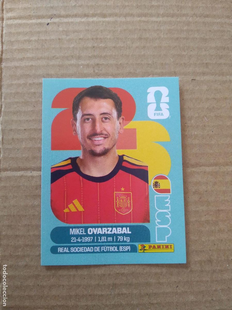 Cromos de f&uacute;tbol: ESP 20 OYARZABAL ESPA&Ntilde;A CROMO FUTBOL PANINI MUNDIAL 2026 WORLD CUP COPA DEL MUNDO