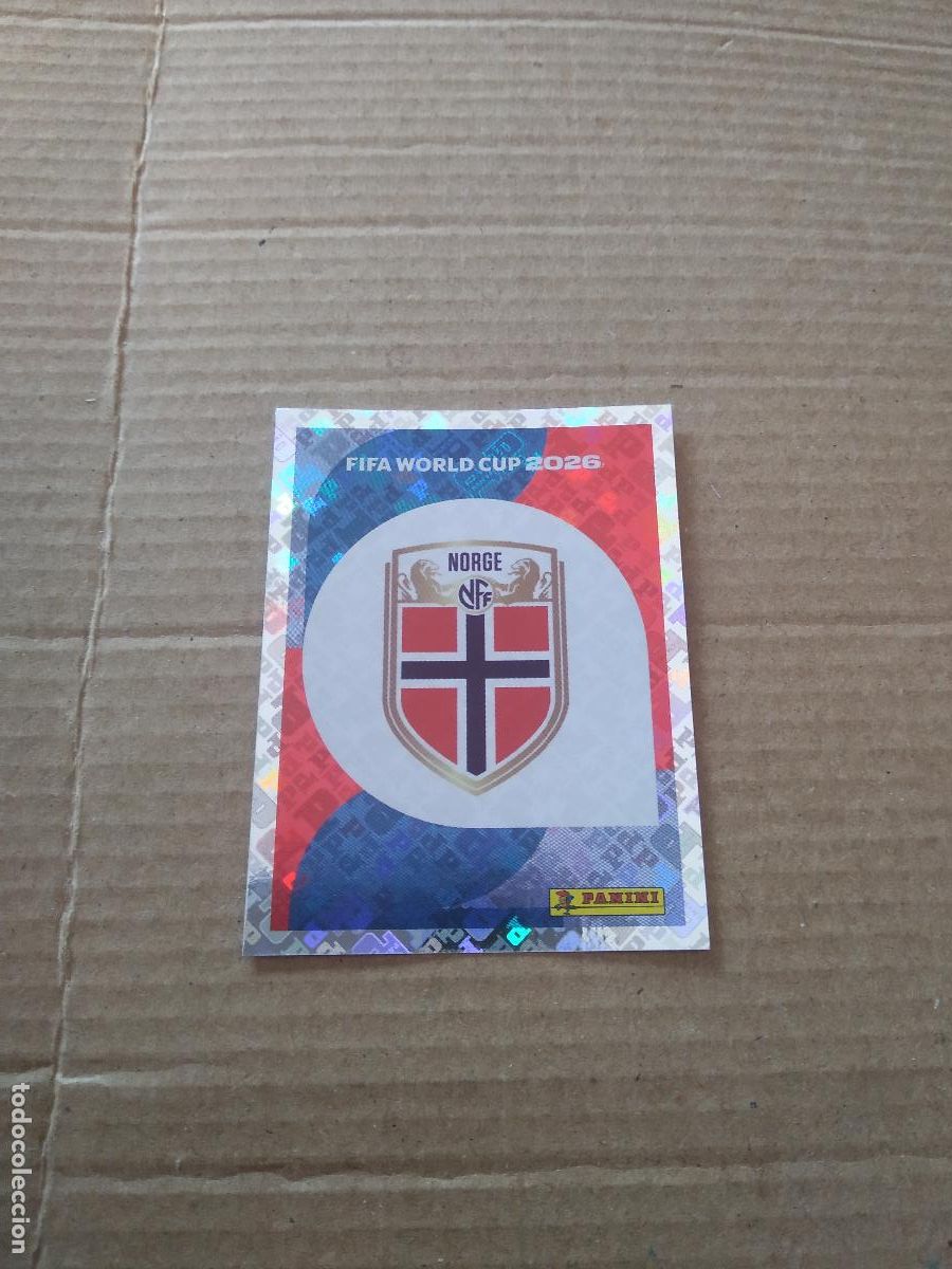 Cromos de f&uacute;tbol: NOR 1 ESCUDO NORUEGA CROMO FUTBOL PANINI MUNDIAL 2026 WORLD CUP COPA DEL MUNDO