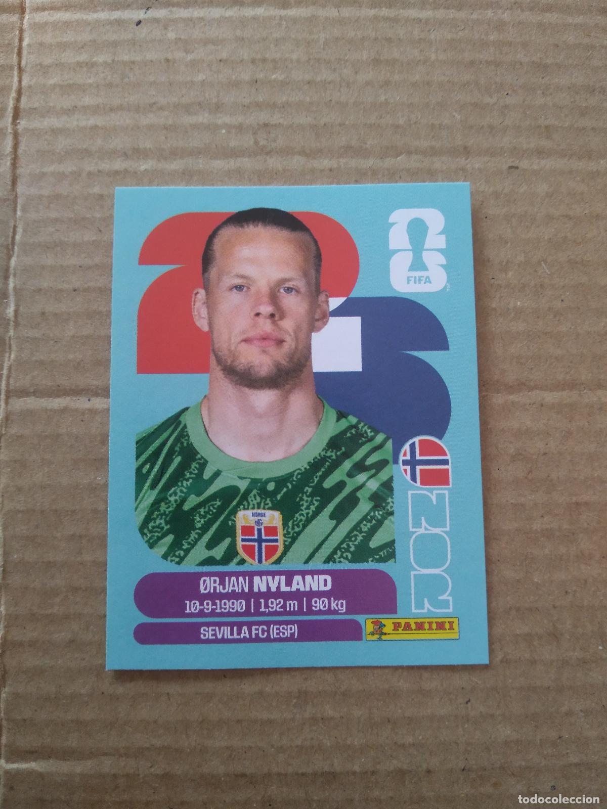 Cromos de f&uacute;tbol: NOR 2 ORJAN NYLAND NORUEGA CROMO FUTBOL PANINI MUNDIAL 2026 WORLD CUP COPA DEL MUNDO
