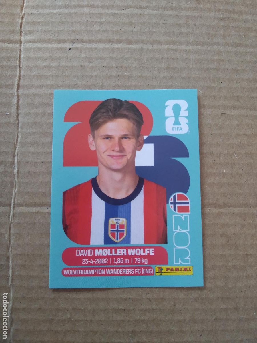 Cromos de f&uacute;tbol: NOR 7 DAVID MOLLER WOLFE NORUEGA CROMO FUTBOL PANINI MUNDIAL 2026 WORLD CUP COPA DEL MUNDO