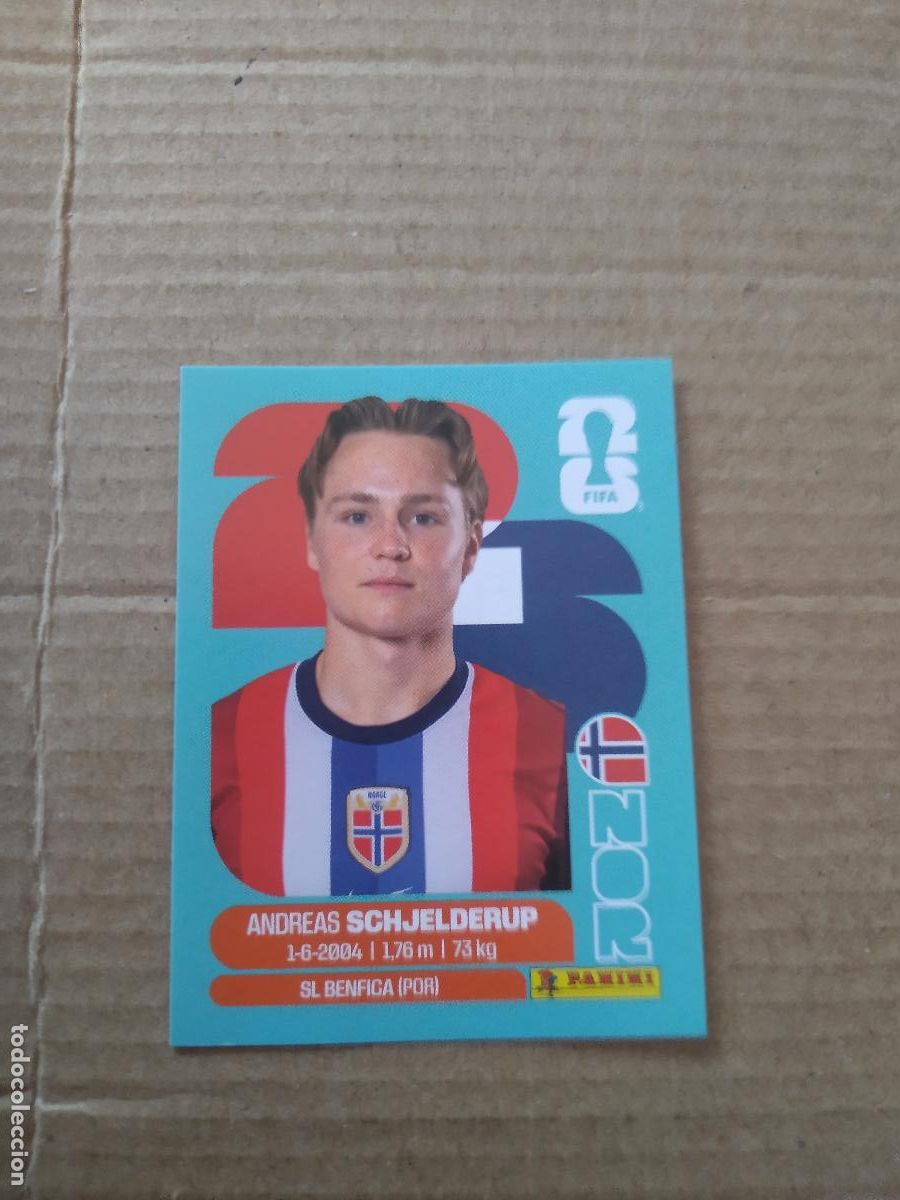 Cromos de f&uacute;tbol: NOR 12 SCHJELDERUP NORUEGA CROMO FUTBOL PANINI MUNDIAL 2026 WORLD CUP COPA DEL MUNDO