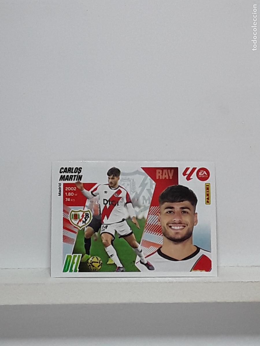 Cromos de f&uacute;tbol: LALIGA ESTE 2025 2026 EA SPORTS 25 26 ALBUM PANINI LIGA N 29 RAYO VALLECANO MERCADO INVIERNO CARLOS