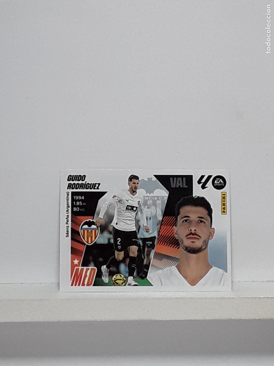 Cromos de f&uacute;tbol: LALIGA ESTE 2025 2026 EA SPORTS 25 26 ALBUM PANINI LIGA N 35 VALENCIA MERCAD INVIERN GUIDO RODRIGUEZ