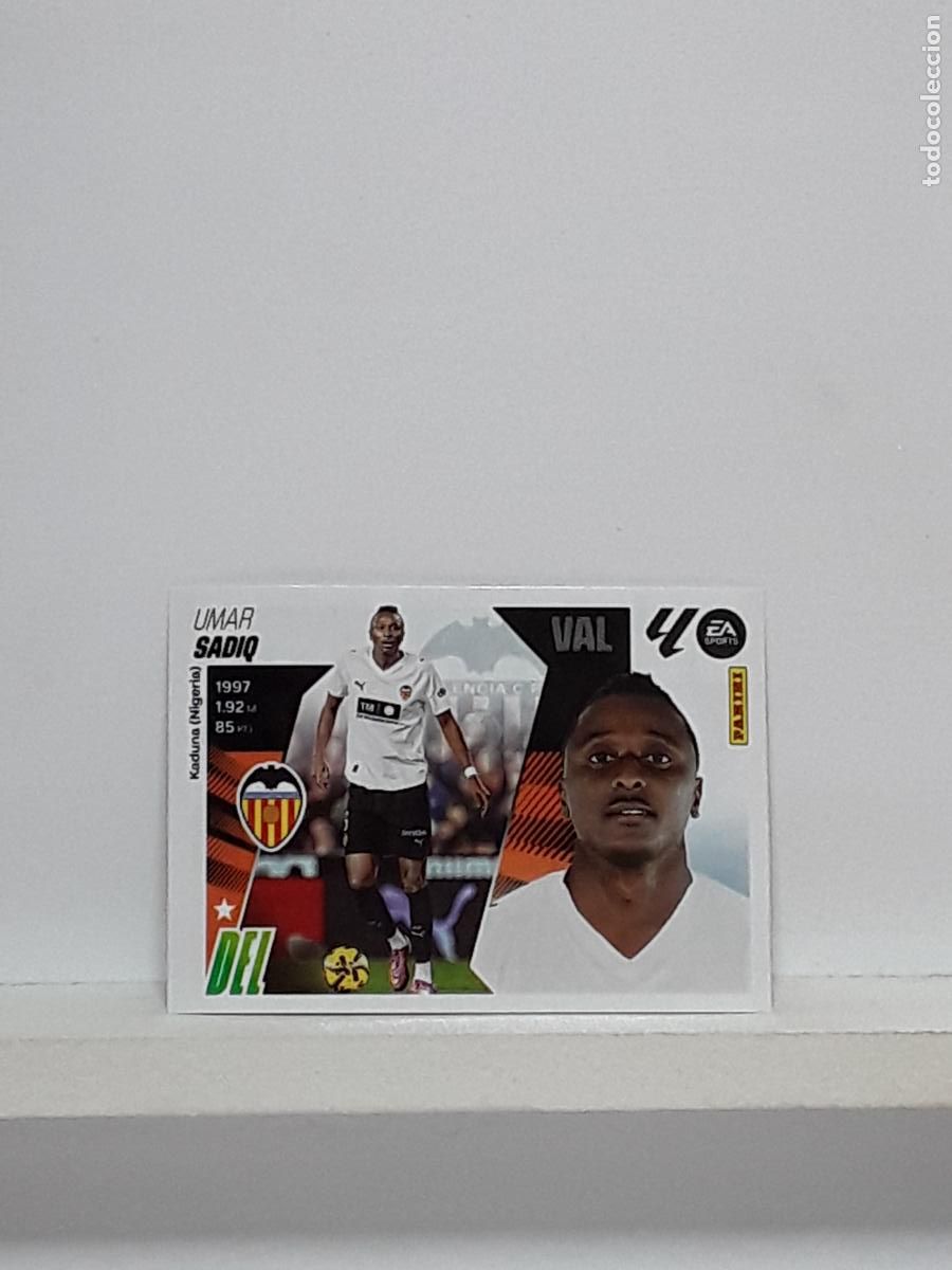 Cromos de f&uacute;tbol: LALIGA ESTE 2025 2026 EA SPORTS 25 26 ALBUM PANINI LIGA N 36 VALENCIA MERCADO INVIERNO UMAR SADIQ