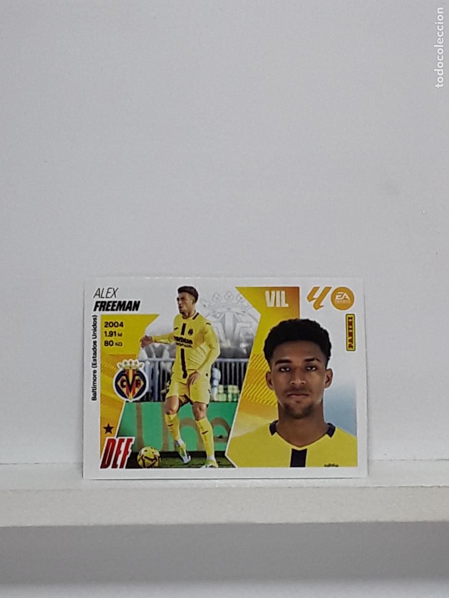 Cromos de f&uacute;tbol: LALIGA ESTE 2025 2026 EA SPORTS 25 26 ALBUM PANINI LIGA N 37 VILLARREAL MERCADO INVIERNO FREEMAN