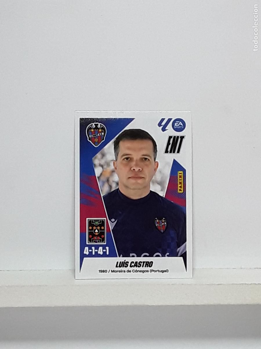Cromos de f&uacute;tbol: LALIGA ESTE 2025 2026 EA SPORTS 25 26 ALBUM PANINI LIGA N 39 LEVANTE MERCADO INVIERNO LUIS CASTRO