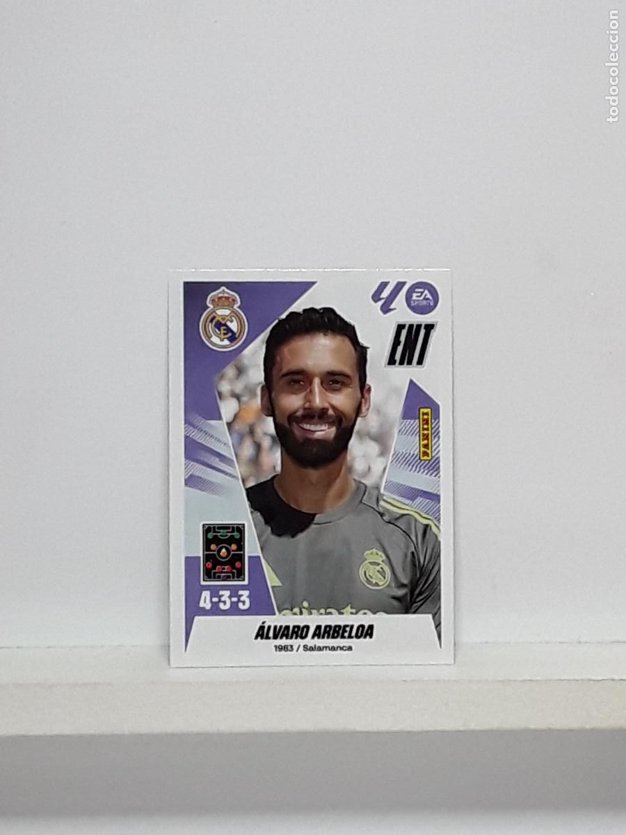 Cromos de f&uacute;tbol: LALIGA ESTE 2025 2026 EA SPORTS 25 26 ALBUM PANINI LIGA N 40 REAL MADRID MERCADO INVIERNO ARBELOA