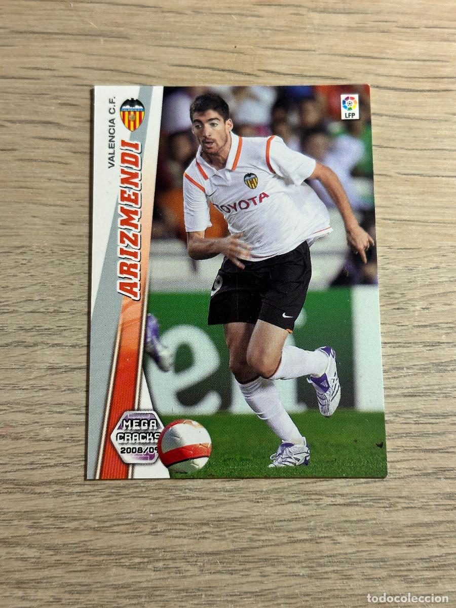 Cromos de f&uacute;tbol: 322 ARIZMENDI VALENCIA MEGACRACKS LIGA 2008 2009 PANINI 08 09