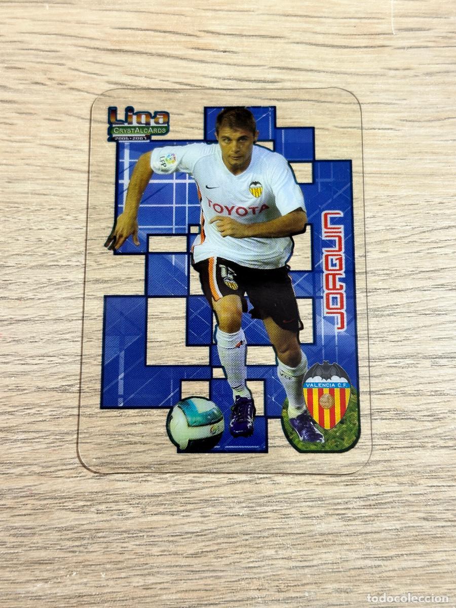 Cromos de f&uacute;tbol: JOAQUIN n&ordm; 50 VALENCIA CRYSTALCARDS LIGA 2006 2007 MUNDICROMO 06 07