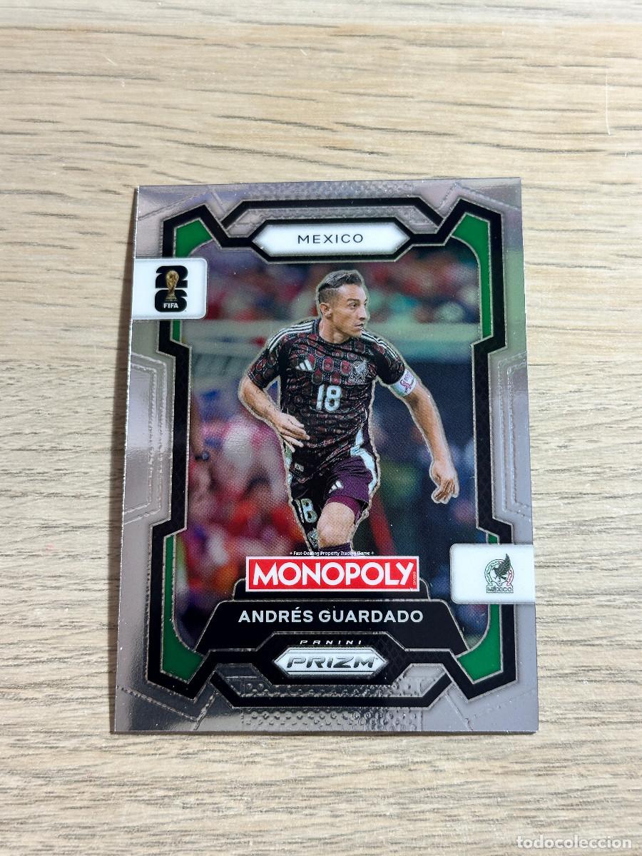 Cromos de f&uacute;tbol: ANDRES GUARDADO 55 MEXICO WORLD CUP 2026 PANINI PRIZM MONOPOLY