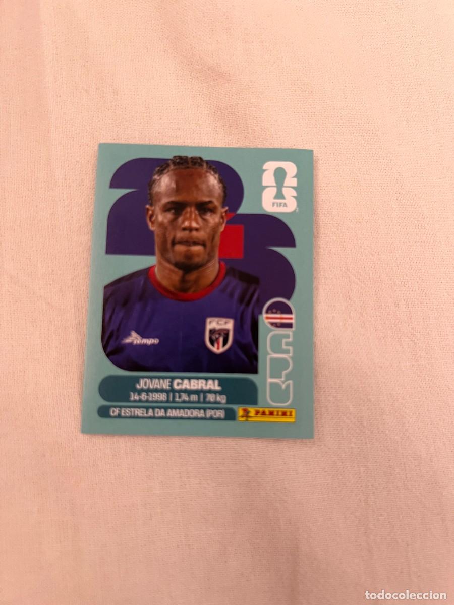 Cromos de f&uacute;tbol: JOVANE CABRAL SELECCI&Oacute;N CABO VERDE 16 PANINI MUNDIAL FIFA WORLD CUP 2026 PANINI