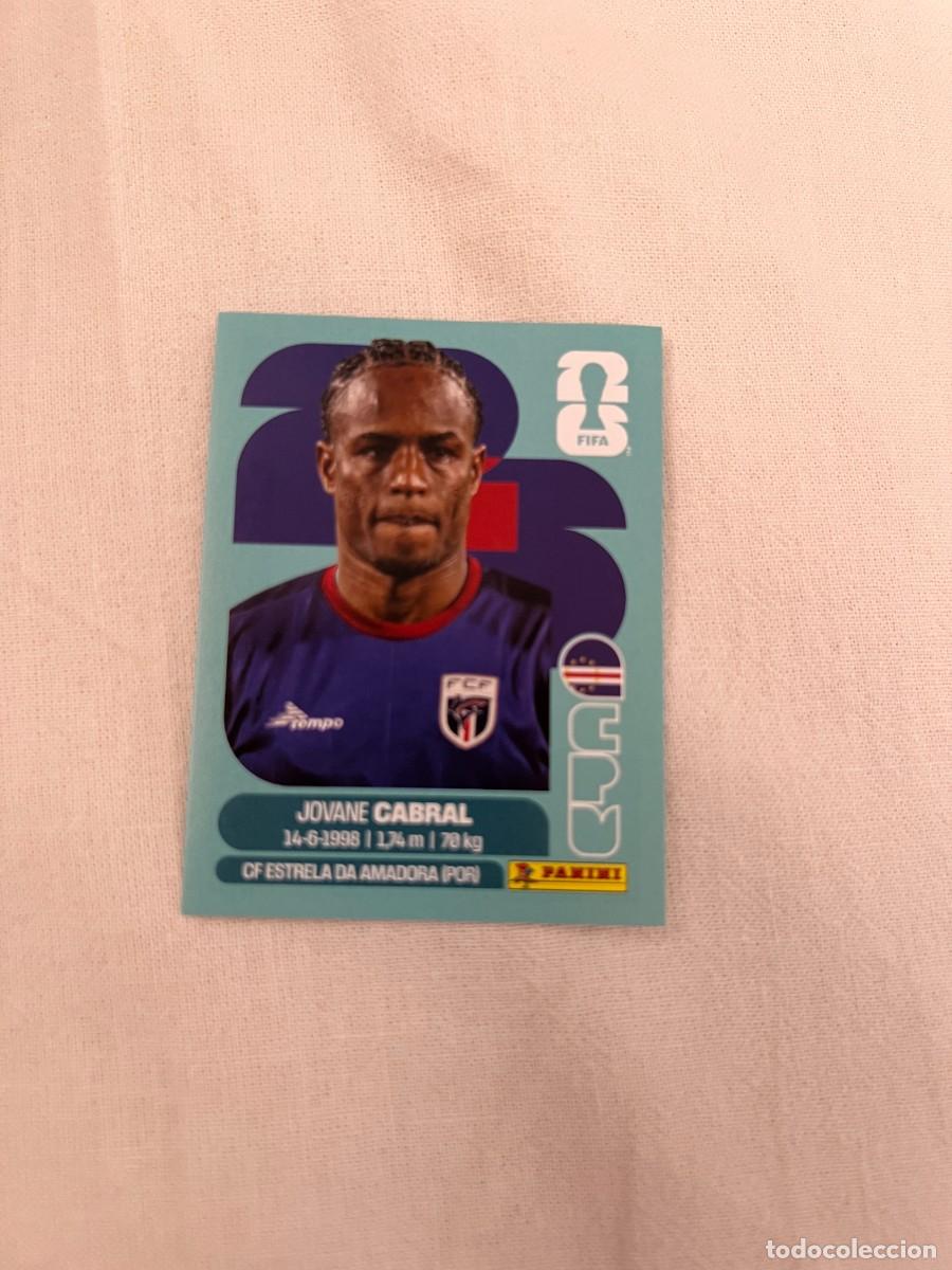 Cromos de f&uacute;tbol: JOVANE CABRAL SELECCI&Oacute;N CABO VERDE 16 PANINI MUNDIAL FIFA WORLD CUP 2026 PANINI