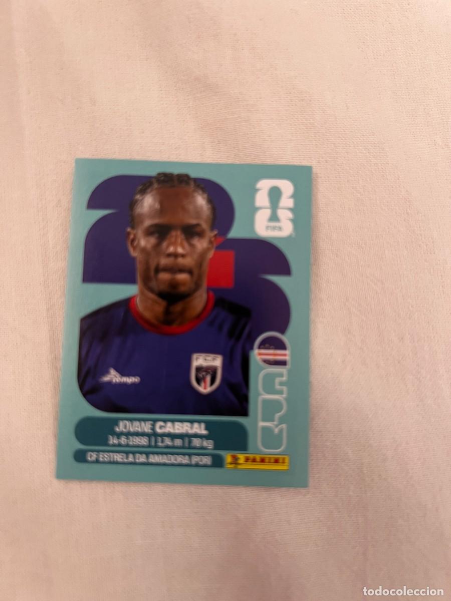 Cromos de f&uacute;tbol: JOVANE CABRAL SELECCI&Oacute;N CABO VERDE 16 PANINI MUNDIAL FIFA WORLD CUP 2026 PANINI