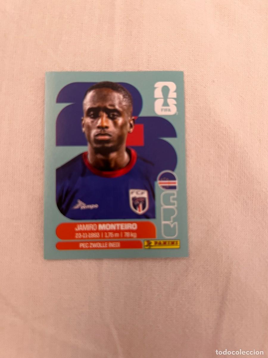 Cromos de f&uacute;tbol: JAMIRO MONTEIRO SELECCI&Oacute;N CABO VERDE 12 PANINI MUNDIAL FIFA WORLD CUP 2026 PANINI