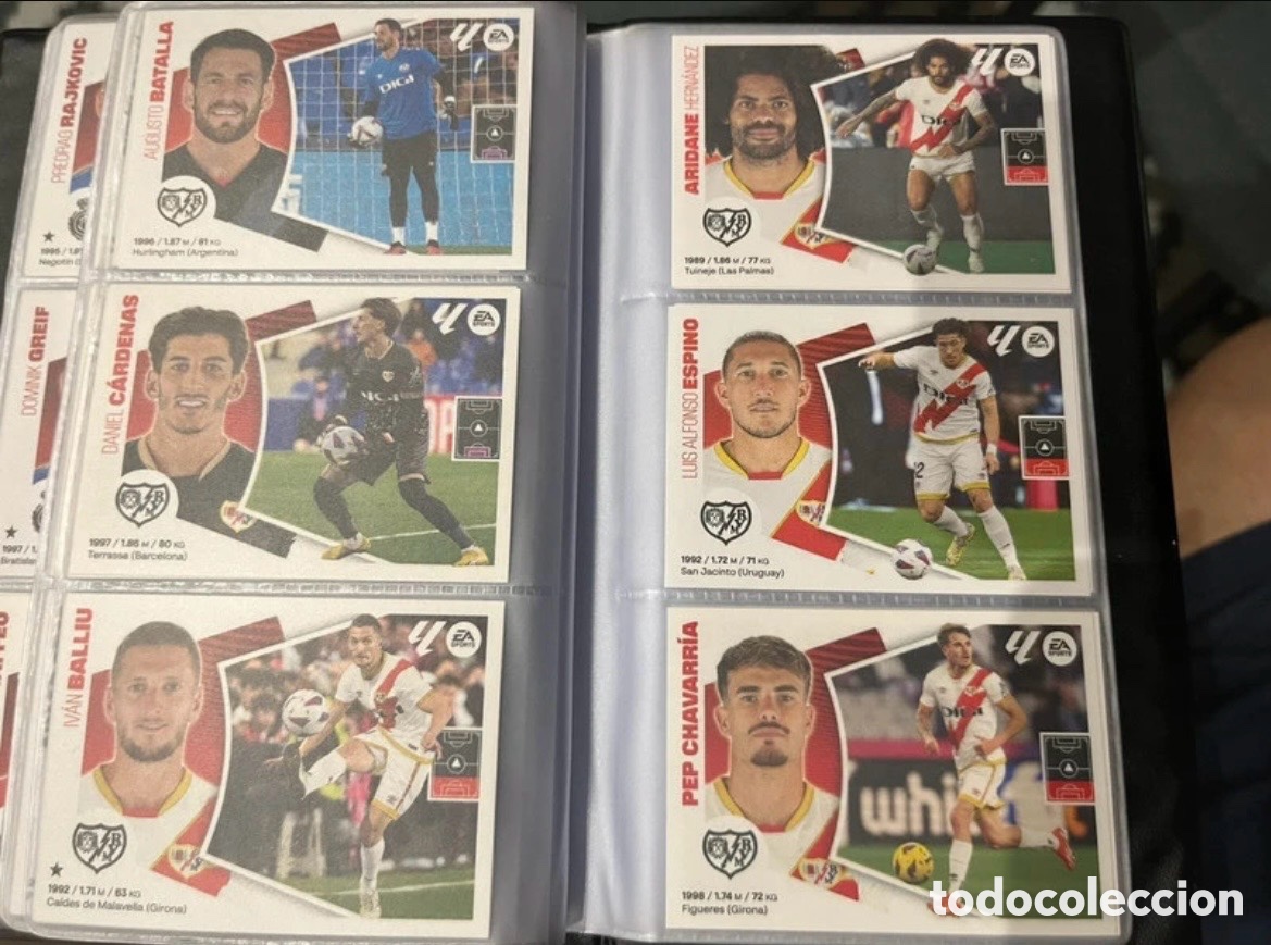 Figurine di Calcio: RAYO VALLECANO LIGA ESTE EDICIONES ESTE 2024 2025 24 25 SET EQUIPO COMPLETO