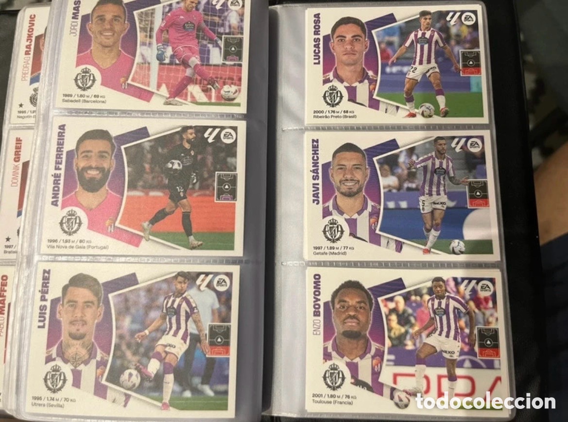 Figurine di Calcio: REAL VALLADOLID LIGA ESTE EDICIONES ESTE 2024 2025 24 25 SET EQUIPO COMPLETO