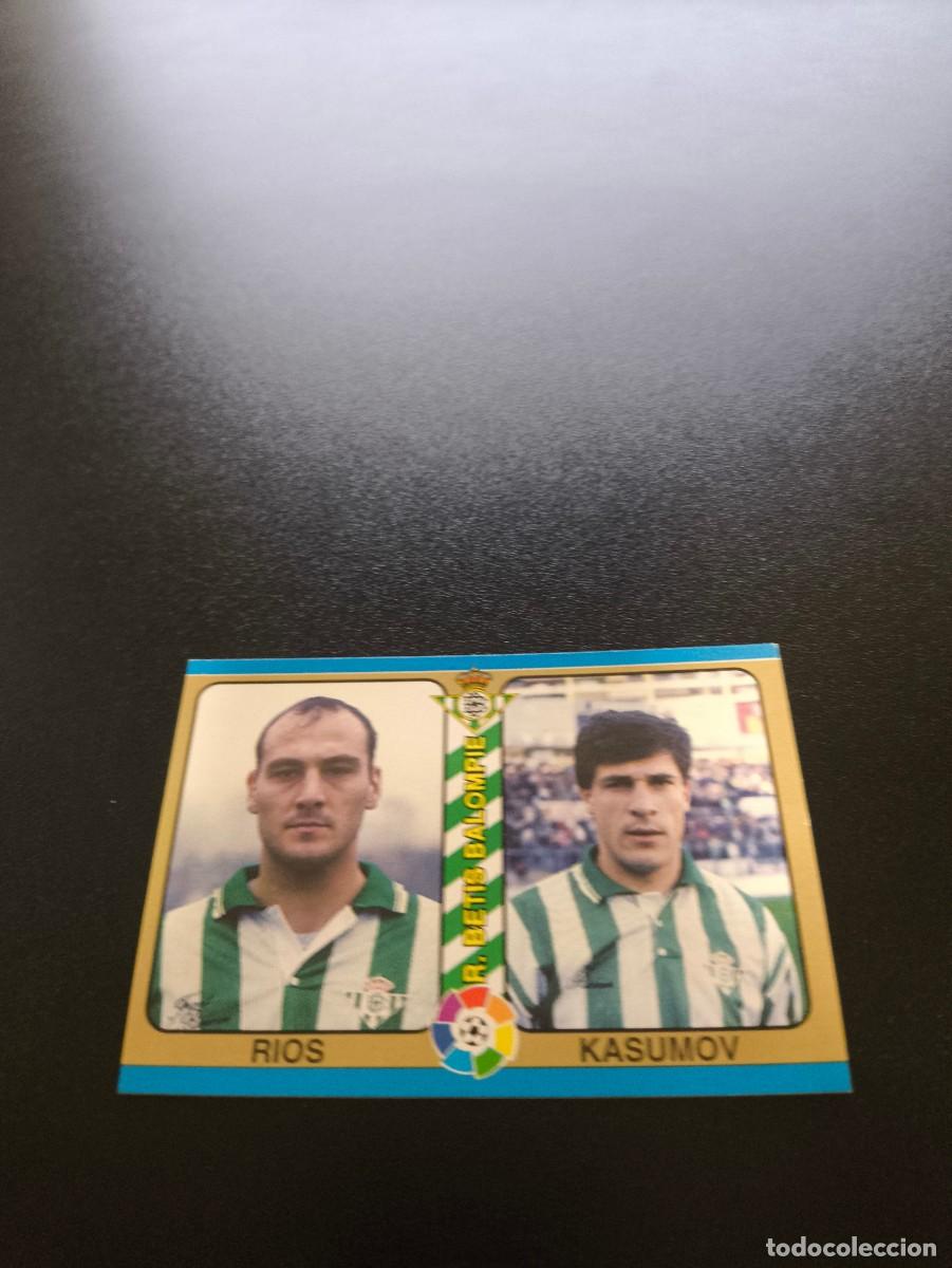 Cromos de f&uacute;tbol: 168 Rios / Kasumov BETIS MUNDICROMO LIGA FUTBOL TOTAL 1994 1995 94 95 NO PANINI LIGA ESTE