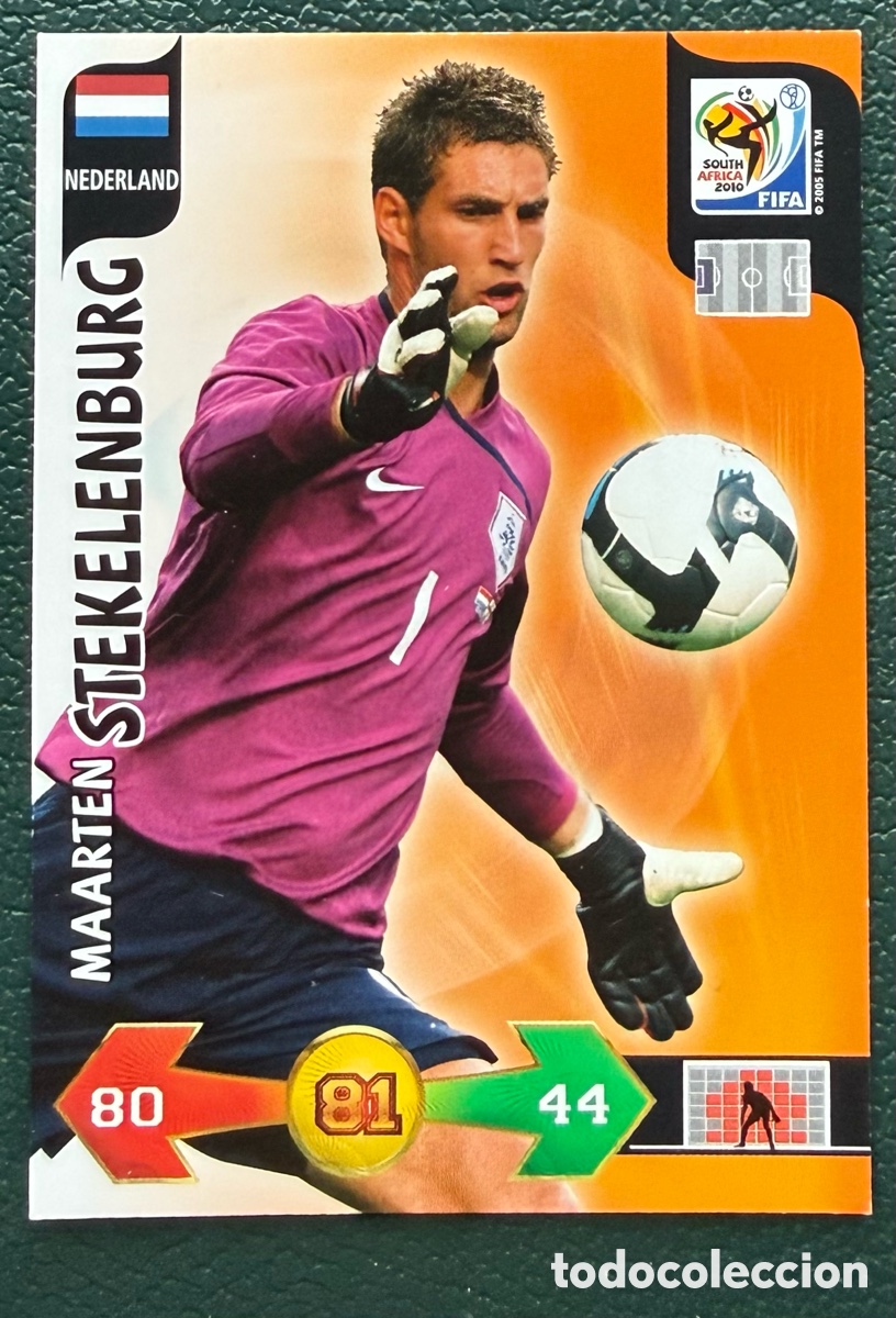 Figurine di Calcio: MAARTEN STEKELENBURG HOLANDA FICHAS ALBUM ADRENALYN XL MUNDIAL SOUTH AFRICA 2010