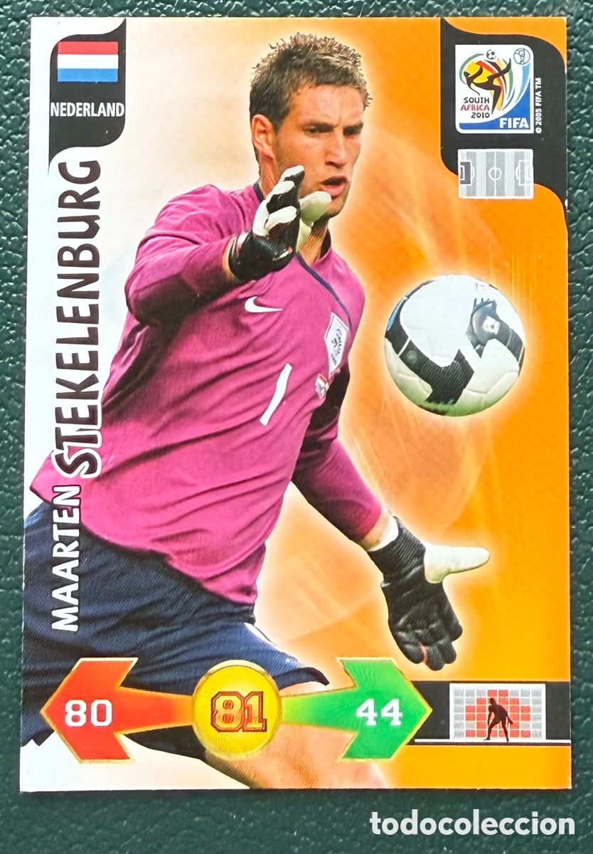 Figurine di Calcio: MAARTEN STEKELENBURG HOLANDA FICHAS ALBUM ADRENALYN XL MUNDIAL SOUTH AFRICA 2010