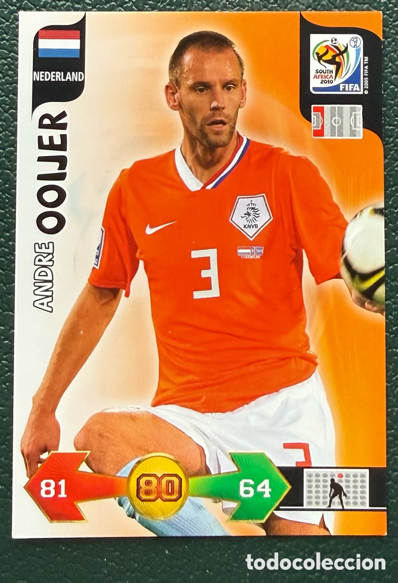 Figurine di Calcio: ANDRE OOIJER HOLANDA FICHAS ALBUM ADRENALYN XL MUNDIAL SOUTH AFRICA 2010