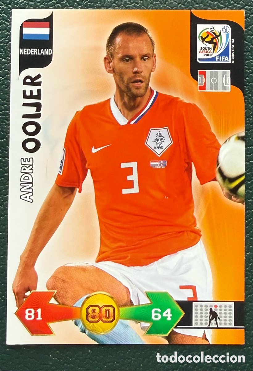 Figurine di Calcio: ANDRE OOIJER HOLANDA FICHAS ALBUM ADRENALYN XL MUNDIAL SOUTH AFRICA 2010