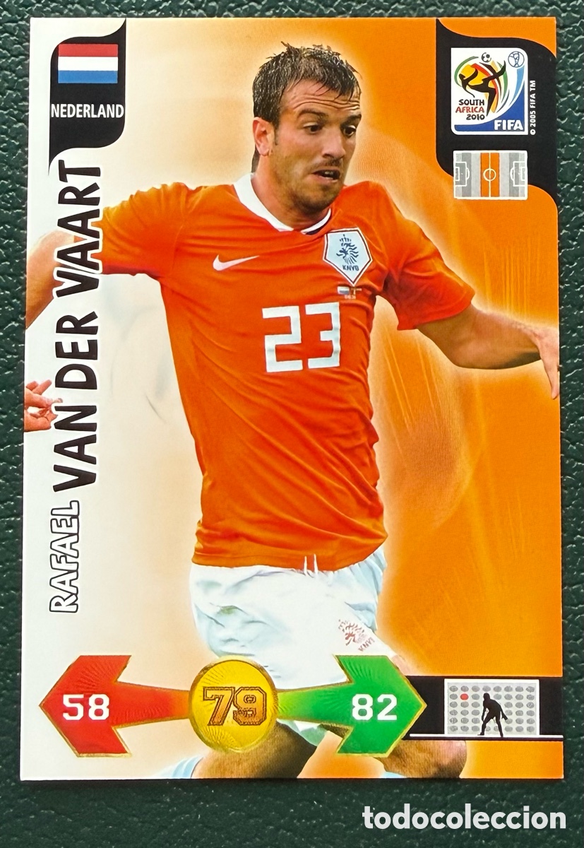 Football Stickers: RAFAEL VAN DER VAART HOLANDA FICHAS ALBUM ADRENALYN XL MUNDIAL SOUTH AFRICA 2010