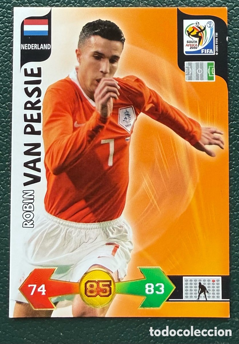Football Stickers: ROBIN VAN PERSIE HOLANDA FICHAS ALBUM ADRENALYN XL MUNDIAL SOUTH AFRICA 2010
